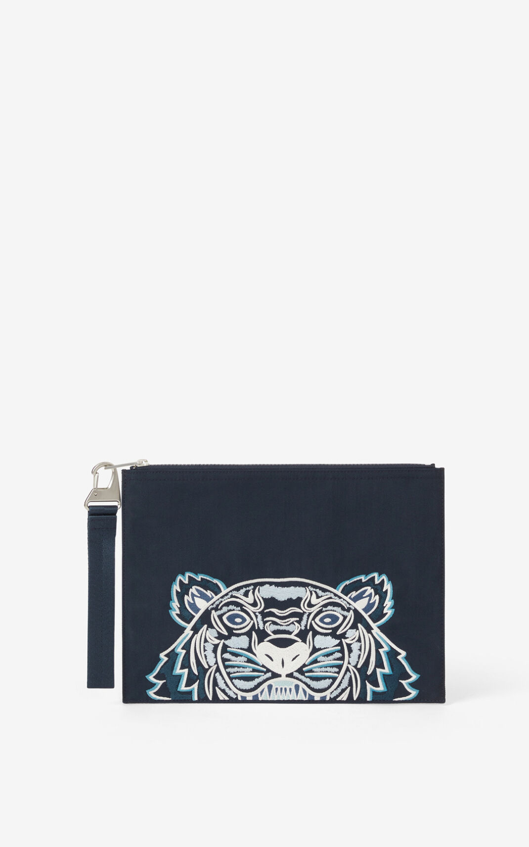 Bolsas Pequenas Kenzo Large Lona Kampus Tiger Masculino - Azuis | 827VZDAXL